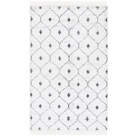 Safavieh 8 x 10 ft. Casablanca Hand Woven Rectangle Area Rug Ivory & Black CSB458A-8